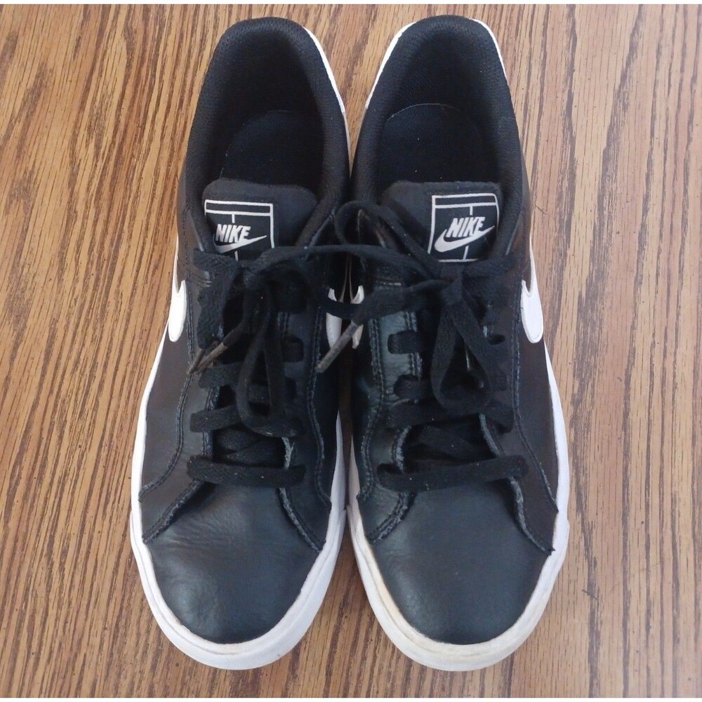 Nike Women's Court Royale Ac Running Shoes Black White A02810-001 Lace Up Size 9